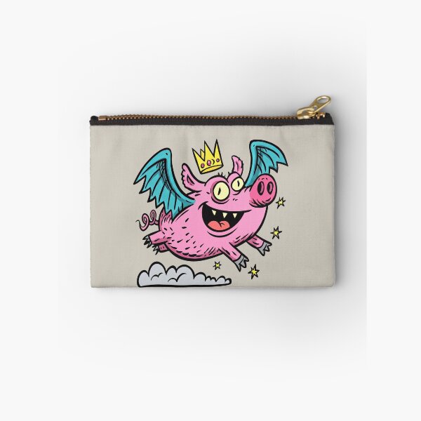 Item preview, Smiling Flying Pig King designed and sold by Mike Kiev art.