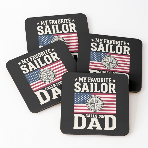 Item preview, My Favorite Sailor Calls Me Dad Navy Father Patriotic Military designed and sold by SofenArt.