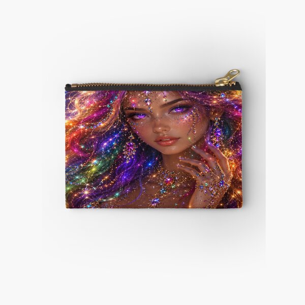 Item preview, Rainbow Goddess Fantasy Portrait with Purple Eyes designed and sold by BulletKitty82.