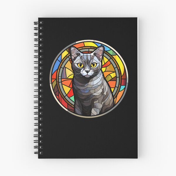 Item preview, Burmilla Cat Stained Glass Leadlight Artistic Design Boys Girls designed and sold by rafaeltto.