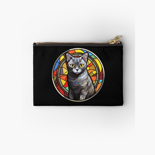 Item preview, Burmilla Cat Stained Glass Leadlight Artistic Design Boys Girls designed and sold by rafaeltto.