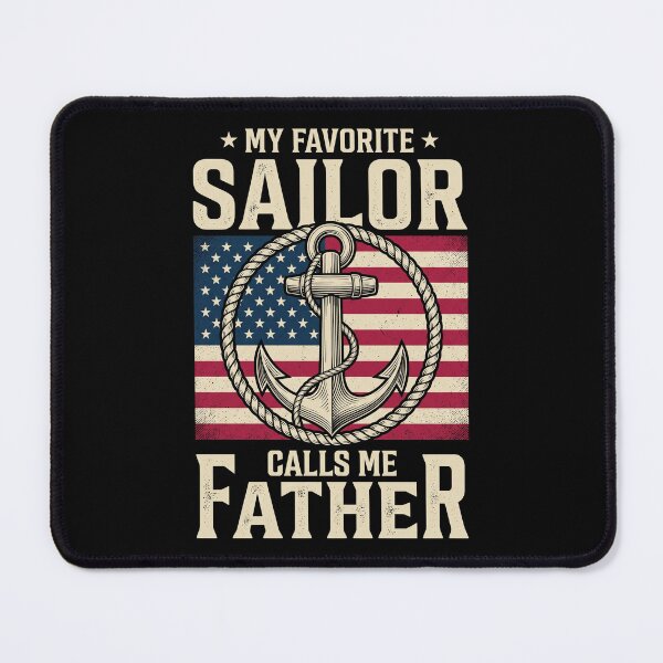 Item preview, My Favorite Sailor Calls Me Father Navy Dad Military Parent designed and sold by SofenArt.