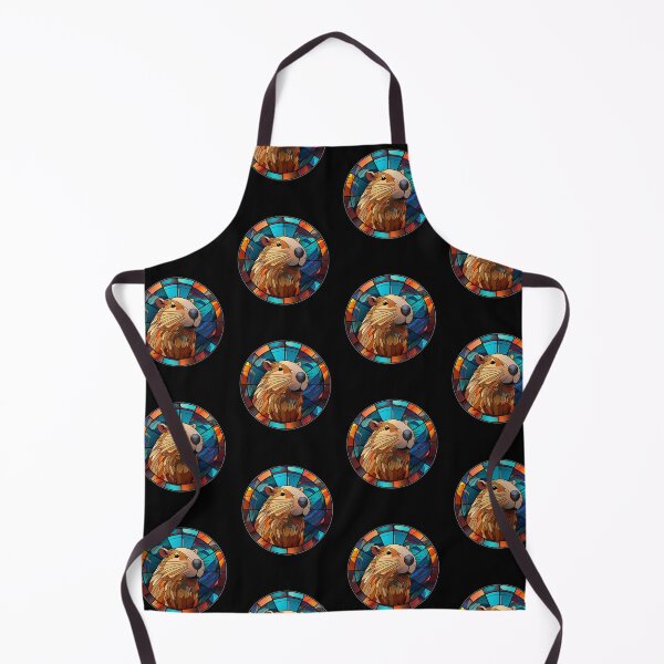 Item preview, Capybara Stained Glass Leadlight Artistic Design Boys Girls designed and sold by rafaeltto.