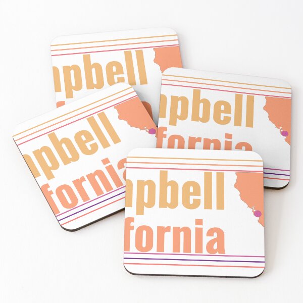Item preview, Campbell California City Marked On Map designed and sold by TheIconSmith.
