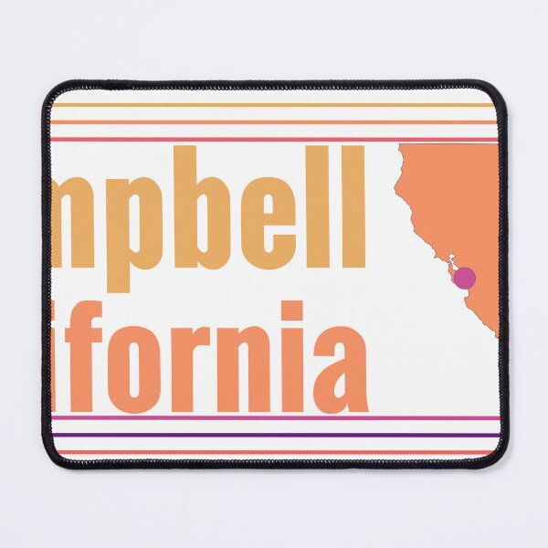 Item preview, Campbell California City Marked On Map designed and sold by TheIconSmith.