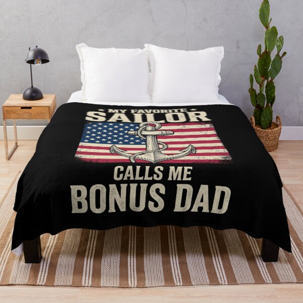 Item preview, My Favorite Sailor Calls Me Bonus Dad American Navy Military Stepfather designed and sold by SofenArt.