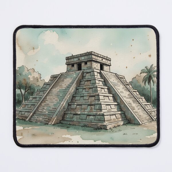 Item preview, Chichen Itza Pyramid, Yucatan designed and sold by VoidVeilStudio.
