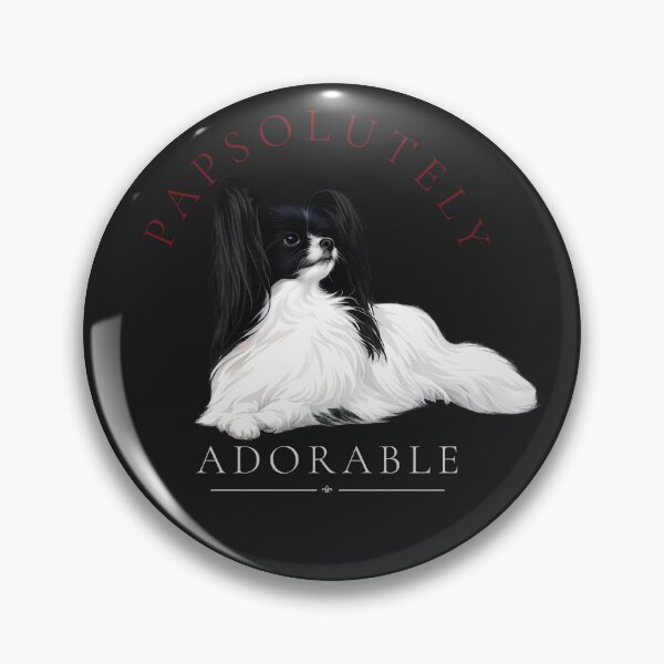 Item preview, Papsolutely Adorable | Elegant Papillon Dog Lover Gift designed and sold by PapillonArtStudio.