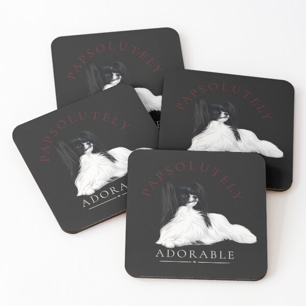 Item preview, Papsolutely Adorable | Elegant Papillon Dog Lover Gift designed and sold by PapillonArtStudio.