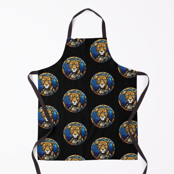 Item preview, Cheetah Stained Glass Leadlight Artistic Design Boys Girls designed and sold by rafaeltto.