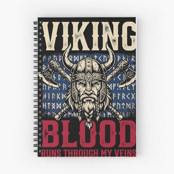 Item preview, Viking Blood Runs Through My Veins Norse Mythology Warrior Heritage designed and sold by SofenArt.
