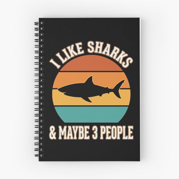 Item preview, I Like Sharks And Maybe 3 People Introvert Shark Fan Sarcasm Humor designed and sold by SofenArt.