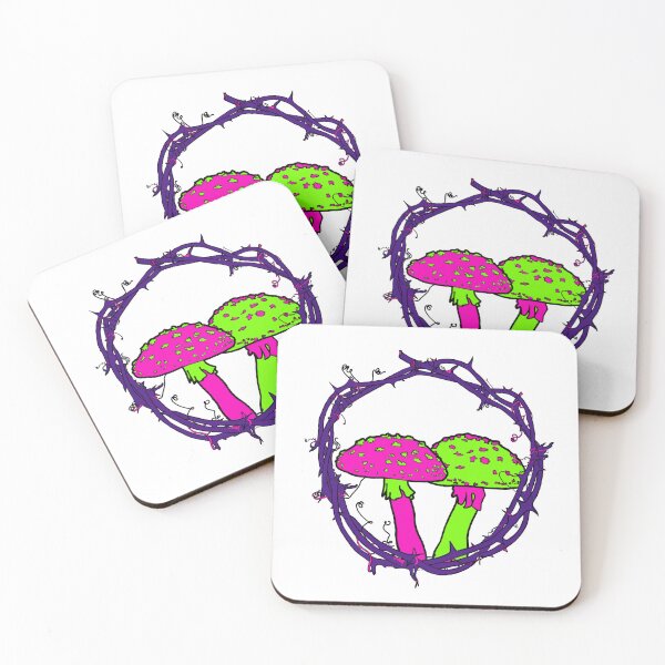 Item preview, Trippy Mushrooms in Briar Wreath designed and sold by JoyfulRVA.