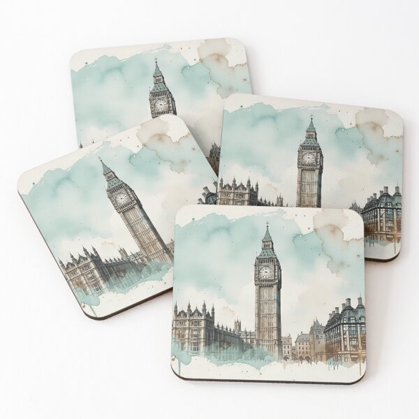 Item preview, Big Ben, London designed and sold by VoidVeilStudio.
