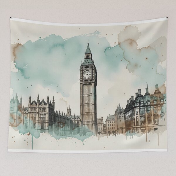 Item preview, Big Ben, Londres designed and sold by VoidVeilStudio.