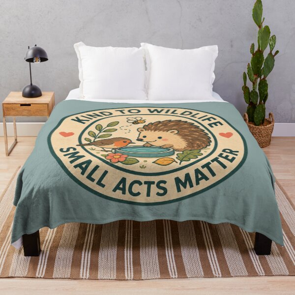 Item preview, Kind to Wildlife Small Acts Matter designed and sold by ChirpInc.