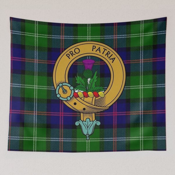Item preview, Thomson Crest and MacThomas Modern Tartan designed and sold by Kirrindy Designs.