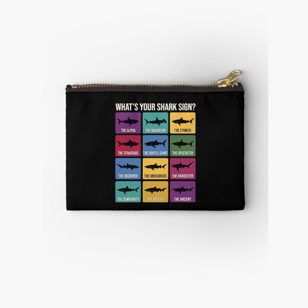 Item preview, What's Your Shark Sign Shark Personality Traits Zodiac Ocean Lover designed and sold by SofenArt.