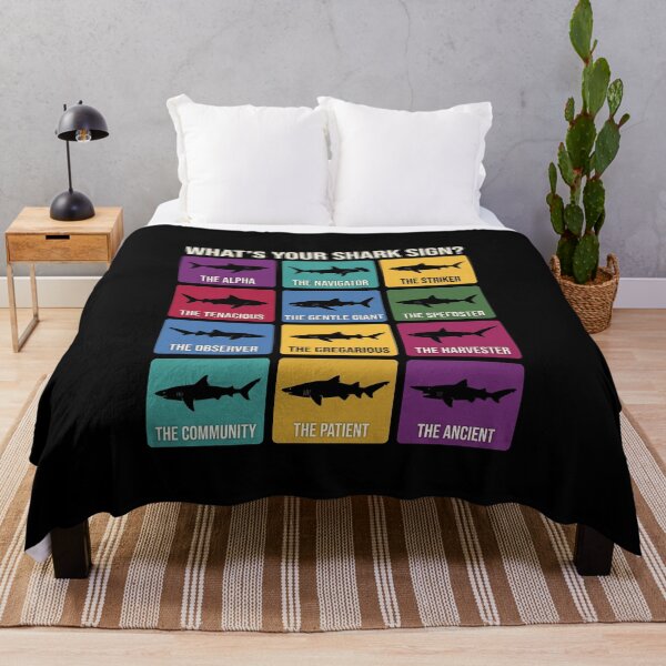 Item preview, What's Your Shark Sign Shark Personality Traits Zodiac Ocean Lover designed and sold by SofenArt.