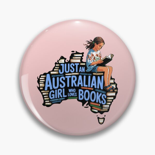 Item preview, Just An Australian Girl Who Loves Books Reading Cute Bookworm Girls Kids designed and sold by Colorfulman.
