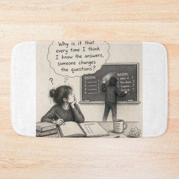 Item preview, Why is it that every time I think I know the answers, someone changes the questions? designed and sold by CinemaChronik.