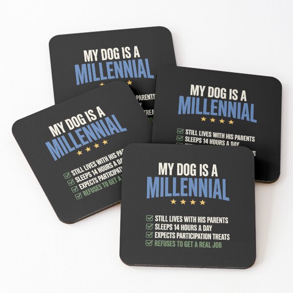 Item preview, My Dog Is A Millennial Funny Dog Owner Pet Parent Humor designed and sold by SofenArt.