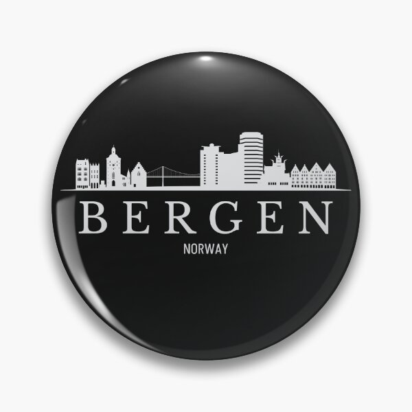 Item preview, Bergen skyline, Bergen Norway designed and sold by Dressyourflag.