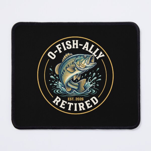 Artikelvorschau, O-Fish-Ally geht 2026 in den Ruhestand. Angeln, Bassfischer, Angler, Ruhestand entworfen und verkauft von SofenArt.