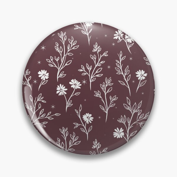 Item preview, Plum Wildflower Botanical Pattern designed and sold by Little Wimbly.