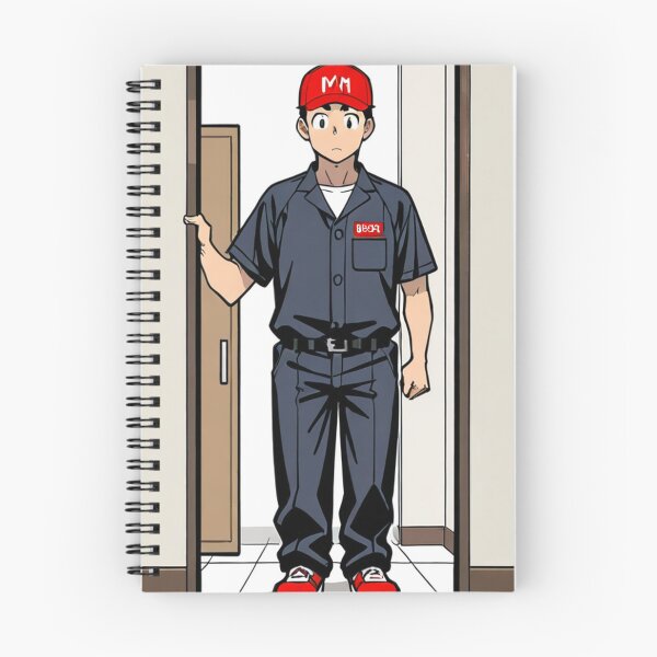 Item preview, Illustration - Representation of a Delivery Person, Modern Manga Style designed and sold by AnimeShin.