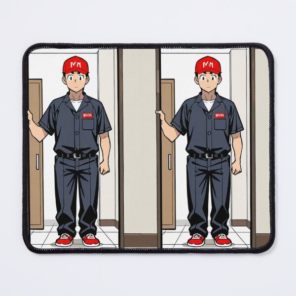 Item preview, Illustration - Representation of a Delivery Person, Modern Manga Style designed and sold by AnimeShin.