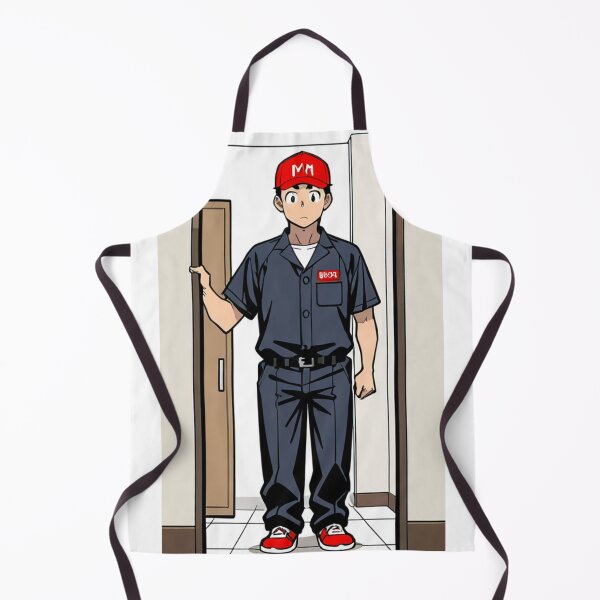 Item preview, Illustration - Representation of a Delivery Person, Modern Manga Style designed and sold by AnimeShin.