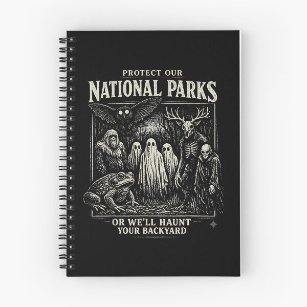 Item preview, Protect Our National Parks Or We'll Haunt Your Backyard Vintage Design designed and sold by ronakris009.