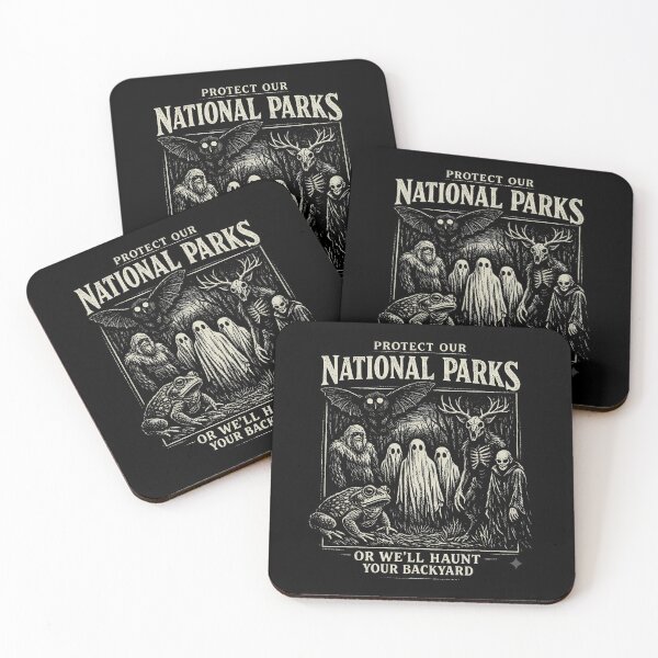 Item preview, Protect Our National Parks Or We'll Haunt Your Backyard Vintage Design designed and sold by ronakris009.