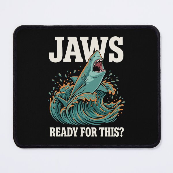 Item preview, Jaws Ready For This? Shark Ocean Movie Fan Design designed and sold by SofenArt.