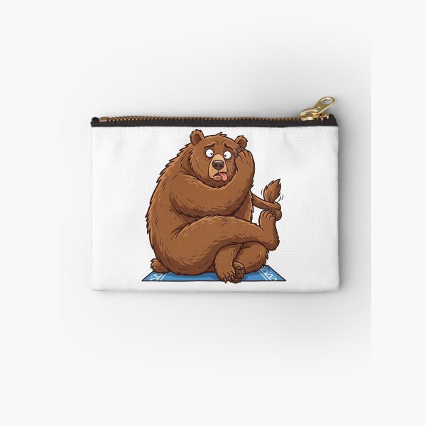 Item preview, Clumsy Bear Failing at Yoga designed and sold by YNAMREG.