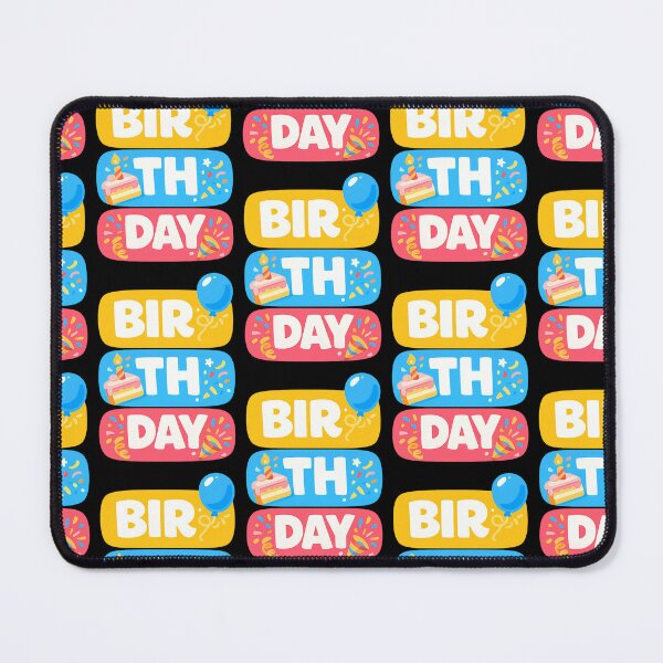 Item preview, BIR TH DAY Birthday Party Typography Design designed and sold by TeeTimeTreasure.
