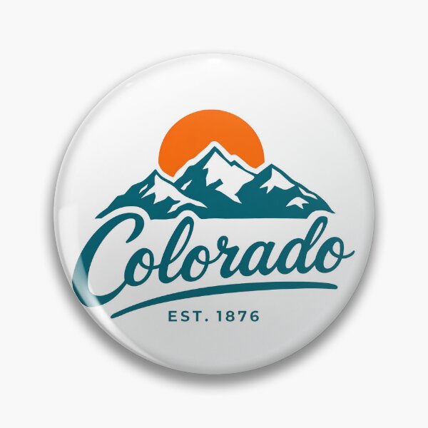 Item preview, Retro Vintage Colorado Mountains Scenic Nature Landscape designed and sold by ronakris009.
