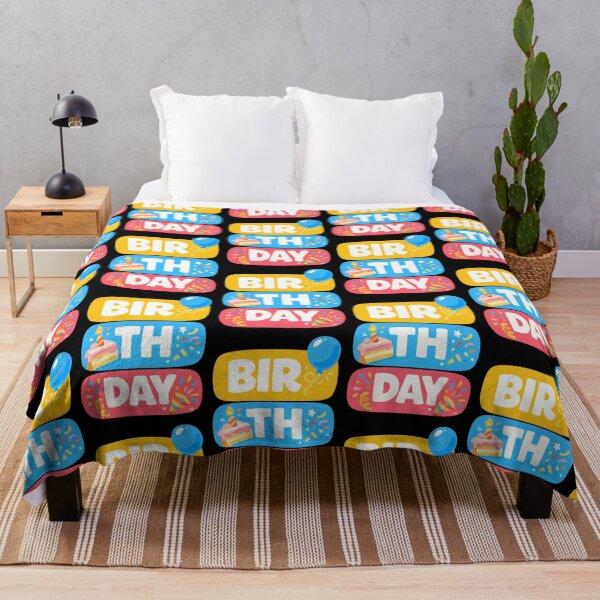 Item preview, BIR TH DAY Birthday Party Typography Design designed and sold by TeeTimeTreasure.