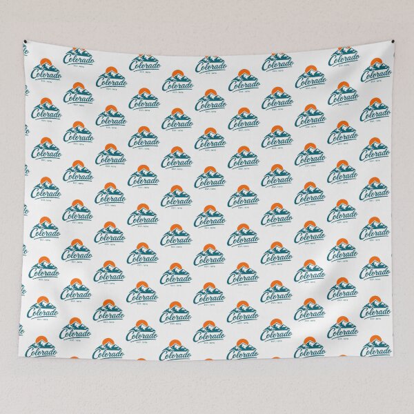 Item preview, Retro Vintage Colorado Mountains Scenic Nature Landscape designed and sold by ronakris009.