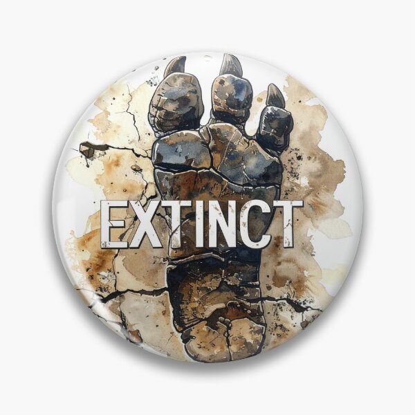 Item preview, Extinct – Fossilized Dinosaur Footprint designed and sold by LiskoDesign.