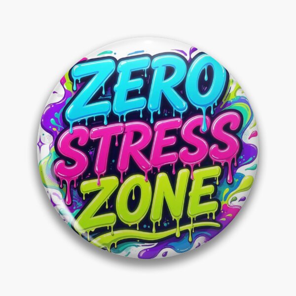 Item preview, Zero Stress Zone Graffiti Art Typography designed and sold by Rama KLK.
