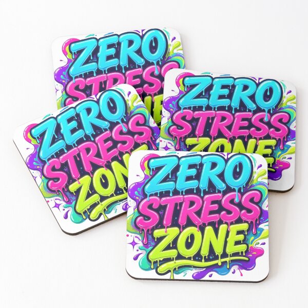 Item preview, Zero Stress Zone Graffiti Art Typography designed and sold by Rama KLK.