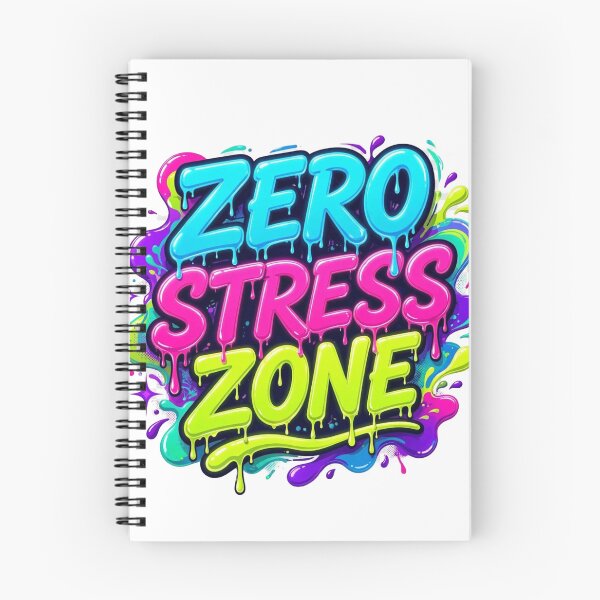 Item preview, Zero Stress Zone Graffiti Art Typography designed and sold by Rama KLK.