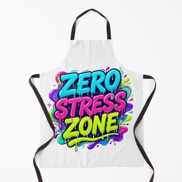 Item preview, Zero Stress Zone Graffiti Art Typography designed and sold by Rama KLK.