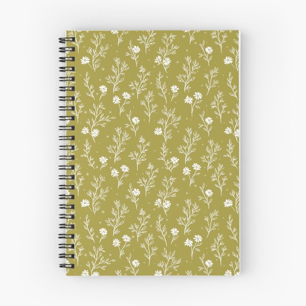 Item preview, Olive Green Wildflower Botanical Pattern designed and sold by Little Wimbly.