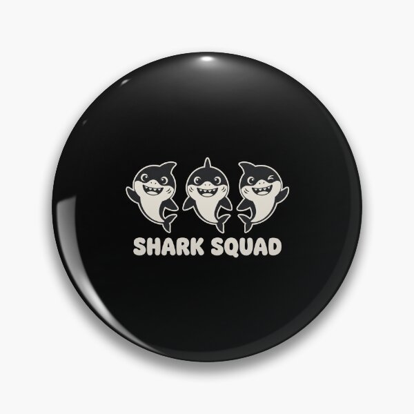 Item preview, Shark Squad Ocean Animal Group Family Friends designed and sold by SofenArt.