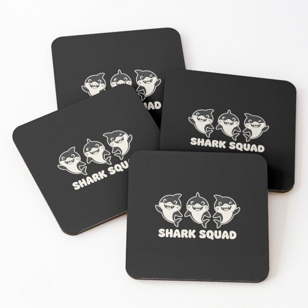 Item preview, Shark Squad Ocean Animal Group Family Friends designed and sold by SofenArt.