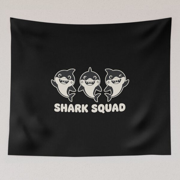 Item preview, Shark Squad Ocean Animal Group Family Friends designed and sold by SofenArt.