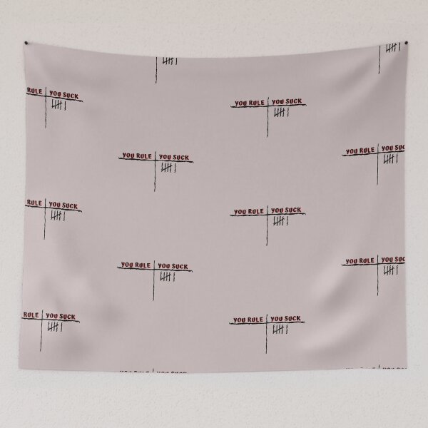 Item preview, You Rule You Suck Score Board designed and sold by yeeted17.